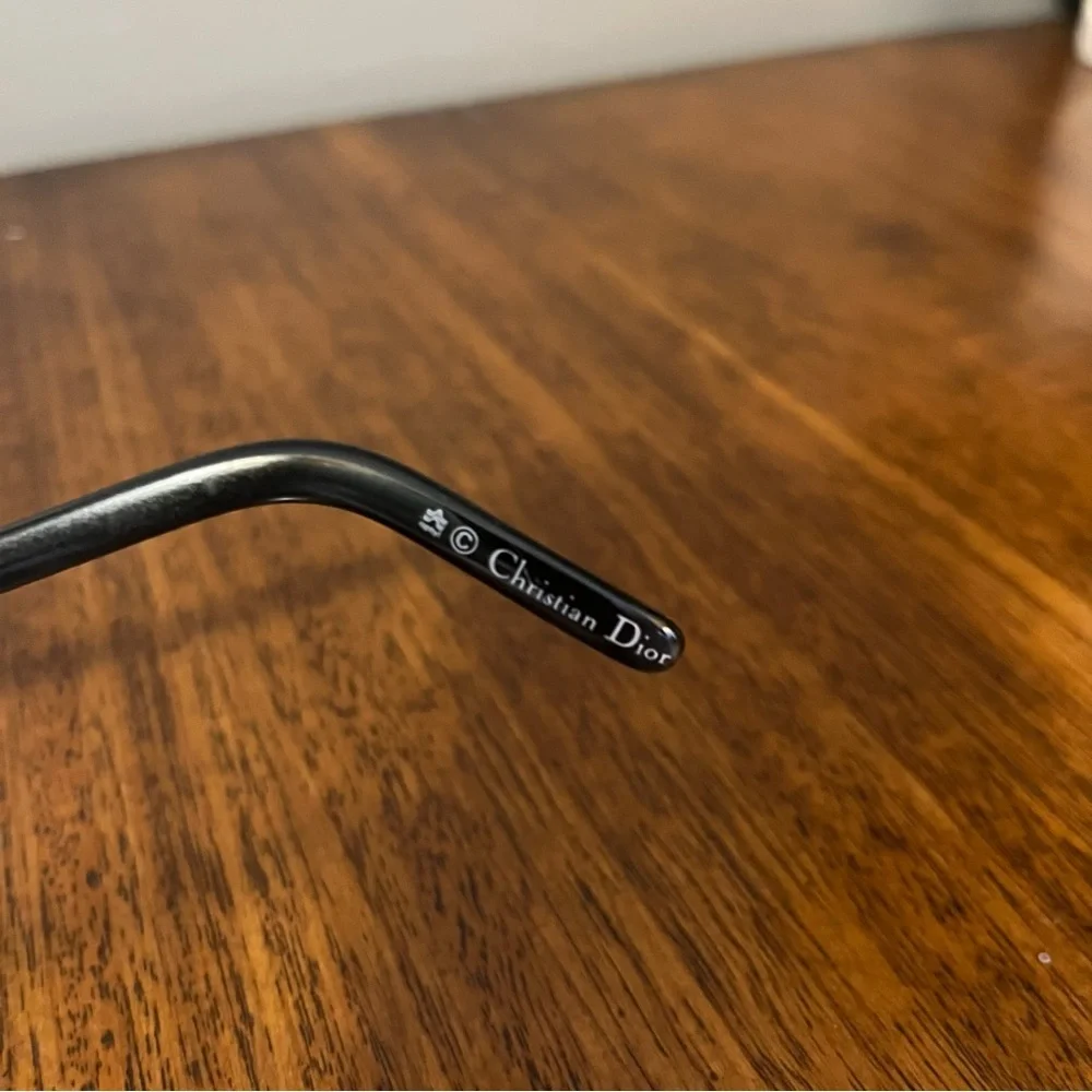 Christian Dior black and blue vintage sunglasses. Made in Germany 2277 90. - Picture 6 of 12